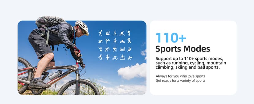 Parsonver Parsonver Smart Watch, 5ATM Waterproof Watch for Swimming, Fitness Activity Tracker with 110+ Sports Modes, Heart Rate/Sleep/SpO2/Calories Monitor, Pedometer, Fitness Watch for Android & iPhone, Black