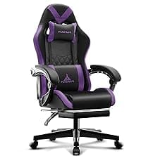 Ergonomic Office Chair,Ultra Thick Office Desk Chair with Adjustable Lumbar Support and Headrest,Spring Cushion,Rocking Function,Flip-up arms,Mesh Computer Chair for Home Office,Grey