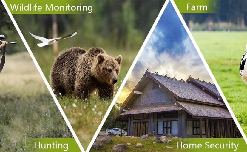 BLAZEVIDEO Game & Trail Camera 32MP Photo & 1296P Video with 100ft Night Vision Motion Activated 0.1s Trigger Speed Waterproof for Home Security, Outdoor Wildlife Scouting