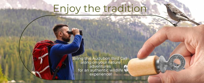 Audubon Bird Call - Natural Birch Gift Pack
