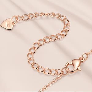 18K Rose Gold Necklaces for Women Birthday Gifts for Women Jewelry for Women Birthday Gifts for Wife Girlfriend Daughter Wife Birthday Gifts for Anniversary Mothers Day Christmas Valentines Gifts
