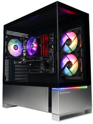 CyberPowerPC Gamer Master Gaming PC, AMD Ryzen 5 5500 3.6GHz, Radeon RX 6400 4GB, 16GB DDR4, 500GB PCIe Gen4 SSD, WiFi Ready & Windows 11 Home (GMA3100A)