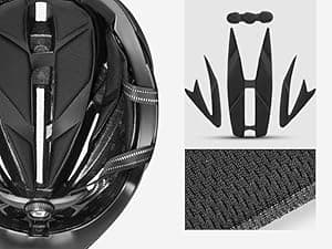 ROCKBROS Adult Bike Helmet Streamlined Aerodynamic, Comfortable Y - Shaped Strap Cycling Helmet for Larger Head Men Women Reflective Adjustable Webbing for Road & Mountain Biking