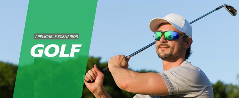 CIFOYA Polarized Sports Sunglasses for Men and Women - UV Protection Half Frame Sun Glasses for Running Baseball Fishing