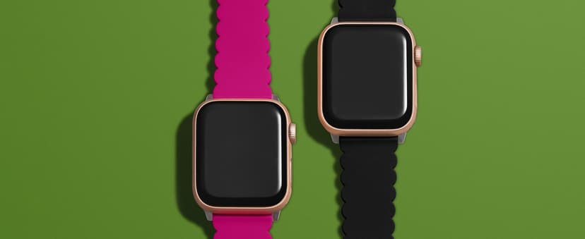 Kate Spade New York Designer Interchangeable Stainless Steel Band Compatible with Your 38/40/41mm Apple Watch Series 9/8/7/6/5/4/3/2/1/SE