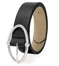 VONMELLI 2 Packs Women Leather Belts for Jeans Fashion Leather Ladies Waist Belt