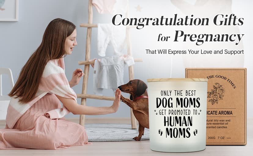 Mother to Be Gift First Time, Birthday, Mothers Day, Christmas, Congrats on New Mama, Pregnant Wife, Friend, Maternity Candle Pregnancy Gifts for Expecting Mom, Newly Pregnant Women, Daughter B0CX8XP3S4