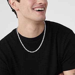 Miabella Italian 925 Sterling Silver Byzantine Bracelet for Women, Handmade in Italy