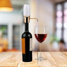 Electric Wine Aerator, Modern Wine Aerator, Electric Wine Dispenser, Gold Wine Pourer, Wine Pump, Automatic Wine Pourer, Re-chargeable, Wine Gifts, Christmas Gift for Her, Gift for Mom