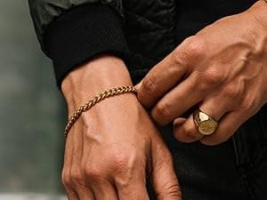 Love You This Much Promise Cuban Chain Necklace for Him, 7mm Thick, Sentimental Gift for Him, BF Gift for Birthday, Gift Ideas for Boyfriend