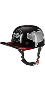 Yesmotor Baseball Style Cap Retro Motorcycle Helmet Unisex-Adult - DOT Approved