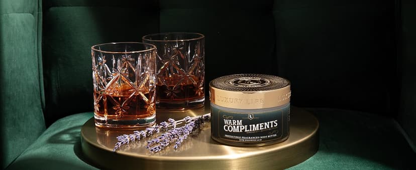 LUXURY LIFE Bed Butter - Scented, Luxurious Body Butter With All-Natural Hyaluronic Acid For Soft, Glowing, Hydrated Skin For Men & Women - Suitable For All Skin Types (Midnight Seduction, 5 oz)