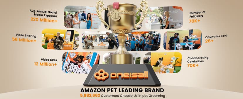 oneisall Dog Grooming Vacuum Kits: 15000Pa Shedding Brush with Grooming Tools, 3 Suction Low Noise, Pet Grooming Vacuum for Thick and Undercoat, 1.5L Dust Cup Dog Hair Vacuum, Home Cleaning, LM5