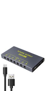 Kmise Crunch Distortion Electric Guitar Effects Pedal Mini Single Type DC 9V True Bypass