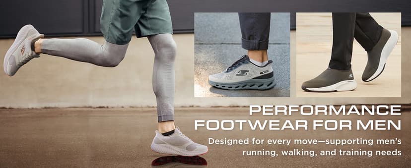 Skechers Men's Go Walk Flex Hands Free Slip-ins Walking Shoes