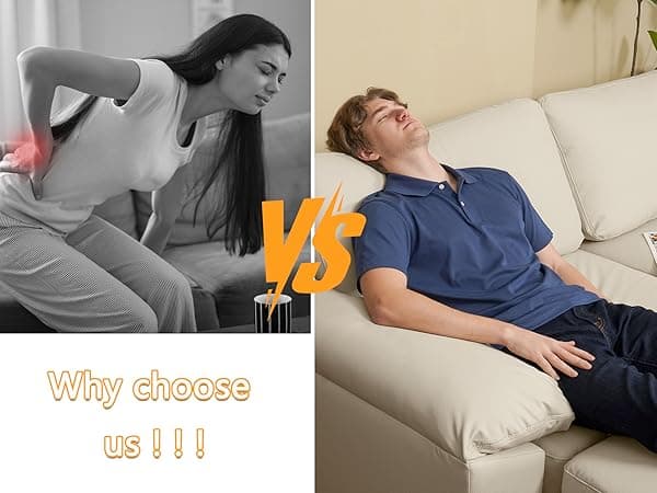 EASE MOOSE Leather Sectional Couch, Oversized Modular Sectional Sofas, Wide Deep Seat Modular Couch, Scratch Resistant Faux Leather Material, L Shaped Sofa for Big Spaces, Beige