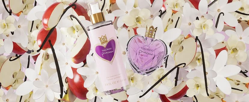 Vera Wang Princess + Rock Princess, Body Mist and Eau de Toilette Spray (2) 3 Piece Gift Set, Notes of Peach, Jasmine, and Vanilla, Women's Fragrance, Long Lasting, Everyday Fragrance