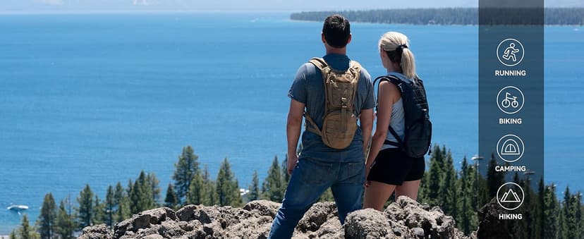 MARCHWAY Tactical Molle Hydration Pack Backpack with 3L TPU Water Bladder, Military Daypack for Cycling, Hiking, Running, Climbing, Hunting, Biking