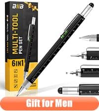 Christmas Mens Gifts for Him Dad Husband, White Elephant Gifts for Adults, Dad Gifts Gadgets for Men BIIB Mens Stocking Stuffers Gifts for Men Teens Adults 9-in-1 Multitool Pen B081381JD4