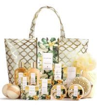 Spa Luxetique Gift Baskets for Women, Spa Gifts for Women - 10pcs Lavender Gift Sets with Body Lotion, Bubble Bath, Relaxing Bath Sets, Mothers Day Gifts for Mom