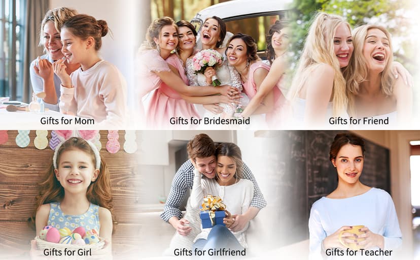 Parima Gifts for Girls - Gifts for Kids, Girl Gift Idea, 6 7 8 9 10 11 12 13 14 15 16 Year Old Girl Birthday Gifts, Teen Girl Gifts Trendy Stuff Travel Jewelry Case Box - Letter A, Pink