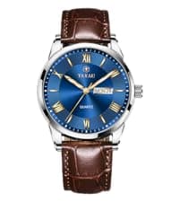 OLEVS Mens Silver Watches Luxury Waterproof Silver Watch for Men Analog Quartz Stainless Steel Men's Dress Watches Classic Casual Wrist Watch Large Face with Date Relojes para Hombres