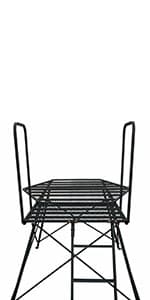 Hawk Reveal Hunting Archery Durable 73" Height Water Resistant Camo Concealing 3 Person Ground Blind with See-Through Mesh Window Panels