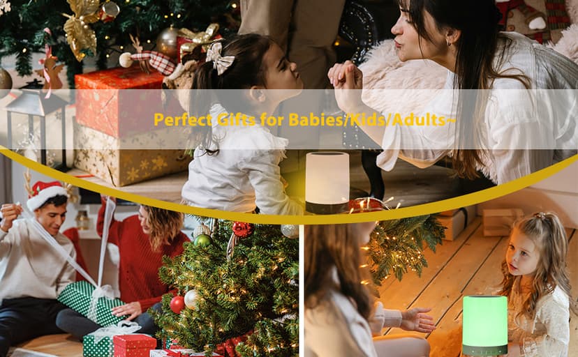 Elecstars Touch Bedside Lamp - with Bluetooth Speaker, Dimmable Color Night Light, Outdoor Table Lamp with Smart Touch Control, Best Gift for Men Women Teens Kids Children Sleeping Aid