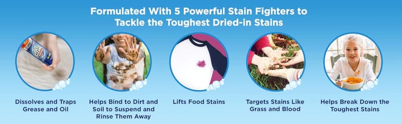 OxiClean Max Force Laundry Stain Remover Gel Stick, 6.2 fl oz