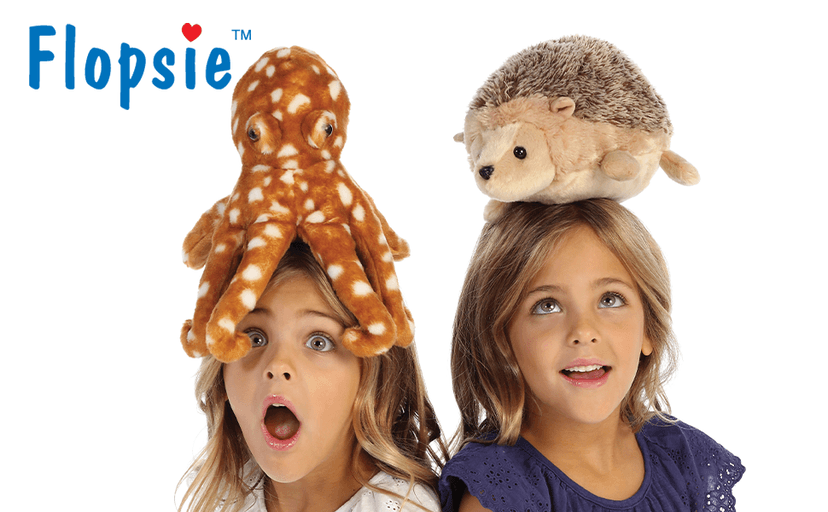 Aurora® Adorable Mini Flopsie™ Ginger Cat™ Stuffed Animal - Mini Companions Ready for Playful Adventures - for Kids All Ages, Toddlers, Adults, and Families - Orange 8 Inches