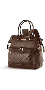 CRAFTISS Knitting Bag Yarn Storage - Christmas Gift - Durable Canvas Yarn Holder for Crochet Accessories - Organizer Crochet Bag with Knitting Accessories Case (Turquoise)