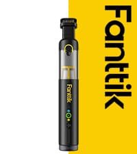 Fanttik Slim V8 APEX Car Vacuum, 4-in-1 Portable Mini Cordless Vacuum with 19000pa Suction Power, Type-C Charge, 2 Suction Modes, Handheld Vacuum for Small Jobs, Car, Office Desk, Keyboards (Black)