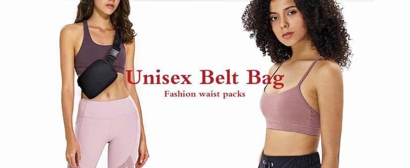 Belt Bag Fanny Pack Crossbody Bags for Women Fashion Waist Packs with Adjustable Strap Gifts for Women Men Teen Girls (Icing Blue)