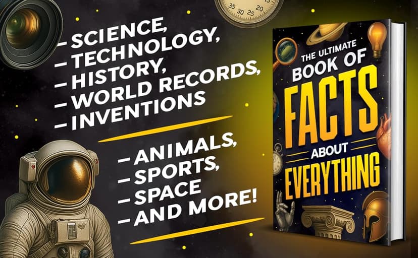 The Ultimate Book of Facts About Everything: Science, Animals, History, World Records, Inventions, Sports, Pop Culture, Technology, Space, Language, and More!