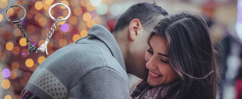 Pinky Promise Gift Matching Couple Gifts Valentines Day Gifts for Him Her Boyfriend Girlfriend Best Friend Matching Keychains for Couples Wife Husband One Year Anniversary Christmas Birthday Gifts