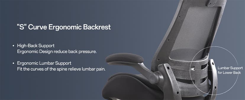 BOLISS Big and Tall Drafting Chair 400lbs - High Back Ergonomic Office Chair for Standing Desk with Double Thick Seat Cushion, Adjustable Foot Ring, Lumbar Support & Flip Up Armrests (Black)