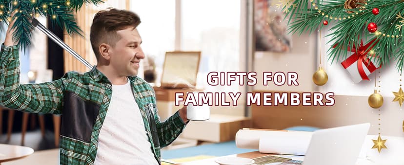 TUKUOS Telescoping Back Scratcher with 4Pcs Detachable Scratching Heads, Fathers Day Dad Gifts for Men Back Scratcher for Men/Dad/Women