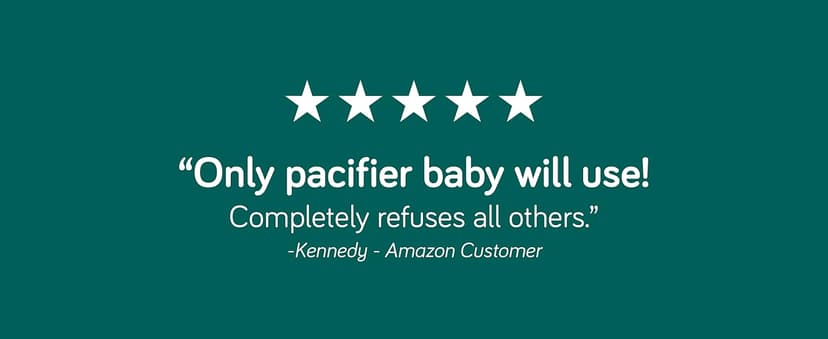 Nanobebe Baby Pacifiers 0-3 Month - Orthodontic, Curves Comfortably with Face Contour, Award Winning for Breastfeeding Babies, 100% Silicone, Baby Registry Gift 4pk,Teal/Grey