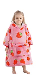 Narecte Kids Hoodie Blanket Year Old Girl Birthday Gifts for Kids Toddler Wearable Blanket Hoodie Oversized Hoodie Ideas