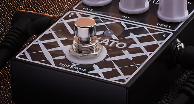 LEKATO Amp Simulator Guitar Effect Pedal with True Bypass Clean to Overdrive for Electric Guitar Bypass (EP-01)