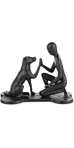 Sziqiqi Dad Gifts from Daughter: Dad Daughter Iron Figurine Father Daughter Decoration for Fathers Day Wedding Christmas Birthday Gifts Statue for Son Husband