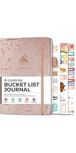Travel & camping diary, nature adventure record book, 5.8 x 8.3 in eco leather notebook, gift for hikers & campers Clever Fox Hiking Journal for Women & Men, Trail Log Book, Forest Green B0DWSW8XN7