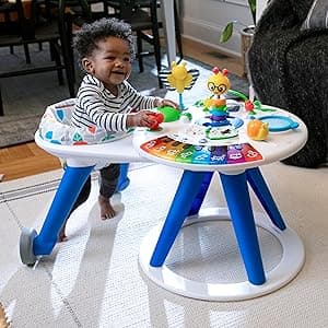 Baby Einstein Around We Grow 4-in-1 Walker, Discovery Activity Center and Table, Age 6 Months and up