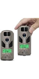 20MP MINI Trail Camera,1080P Hunting Trail Camera with No Glow 940nm Night Vision Motion Activated IP66 Waterproof,80ft Illumination Range Hunting Game Cam for Wildlife Monitoring