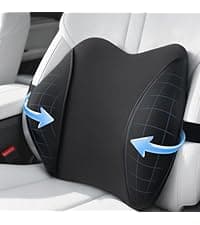Lumbar Support Pillow for Office Chair, Office Home Essentials,Gifts for Mom,Dad, Back Support Pillow for Car, Chair Cushions,Back Pain Relief Improve Posture,Mesh Cover Double Adjustable Straps