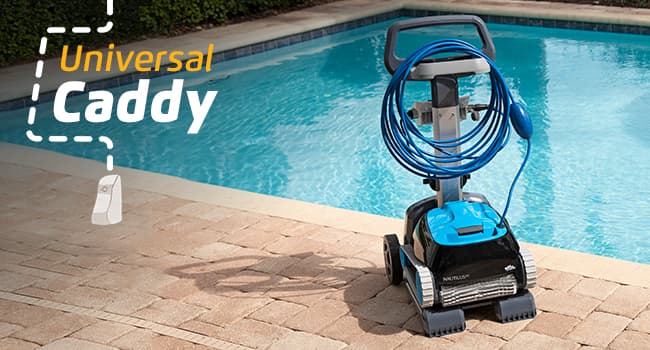Dolphin Genuine Accessory — Universal Caddy for Any Robotic Pool Vacuum Cleaner — Easy to Transport and Store Your Dolphin Year-Round