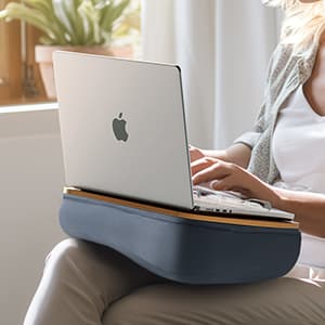 Lap Beanbag Book Stand for Hands Free Reading Comfortable Reading Pillow Stand Minimize Neck Strain Perfect Idea for Book Lovers in Dorm Room or Anywhere Else with Bookseat(Gray)