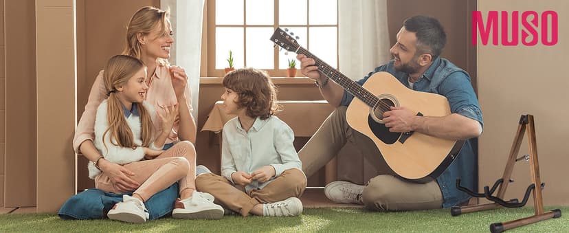 MUSO Guitar Stand,Acoustic Guitar Stand,Wood Classical Electric Guitar Stand,Foldable Bass Guitar Stand,Guitar Accessories also fit Bass,Violin,Ukulele(Zebra)