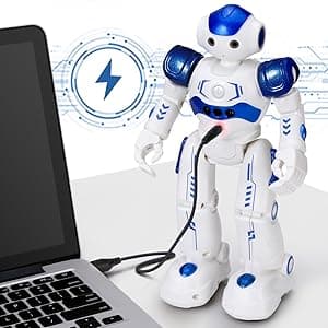 KingsDragon RC Robot Toys for Kids, Gesture & Sensing Programmable Remote Control Smart Robot for Age 3 4 5 6 7 8 Year Old Boys Girls Birthday Gift Present