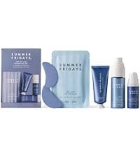 Summer Fridays Hydration Trio - Travel Size Jet Lag Mask + Full Size Lip Butter Balm Duo in Hot Chocolate + Toasted Marshmallow - Skin Care Set for Hydrated Complexion + Glossy, Soft Lips (3 Count) B0FNLBRVFJ